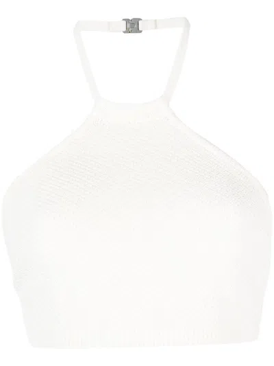 Alyx 1017  9sm Knit Buckle Top In Neutrals