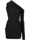 Alyx Cut-out Asymmetric Minidress In Schwarz