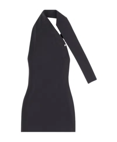 Alyx Cut-out Asymmetric Minidress In Black