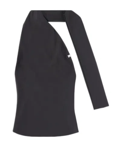 Alyx Cut-out Asymmetric Top In Black