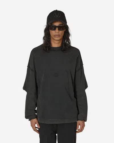 Alyx Cut-out Elbow Longsleeve T-shirt Washed In Black
