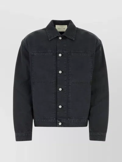 Alyx Denim Jacket With Chest And Side Pockets In Black