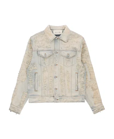 ALYX 1017 ALYX 9SM DISTRESSED LONG-SLEEVED DENIM JACKET