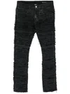 Alyx Distressed Zipped-ankles Skinny Jeans In Black