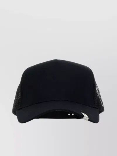 Alyx Embellished Front Curved Brim Baseball Cap In Black