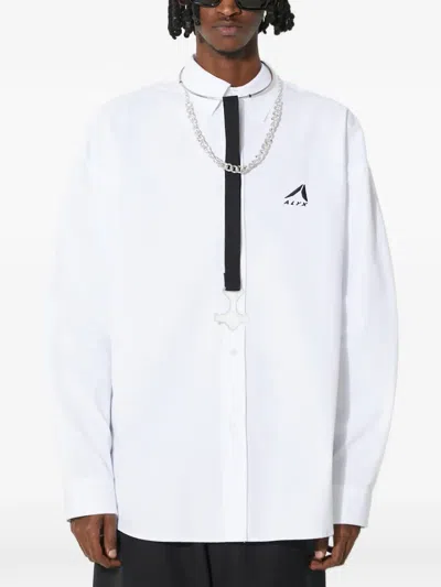 Alyx Embroidery Shirt In White