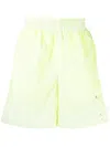 Alyx Eyelet-detail Straight-leg Shorts In Grün