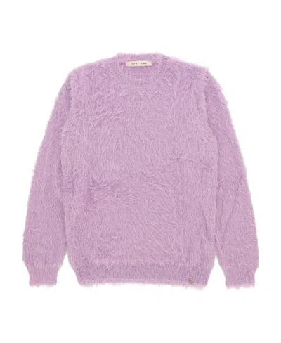Alyx Feather-textured Pullover Jumper In Pink