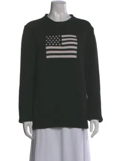 Pre-owned Alyx Graphic Print Crew Neck Sweater In Multi