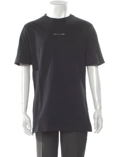 Pre-owned Alyx Graphic Print Crew Neck T-shirt In Gray