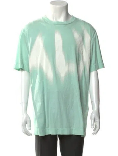 Pre-owned Alyx Graphic Print Crew Neck T-shirt In Green