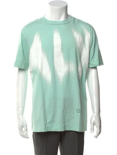 Pre-owned Alyx Graphic Print Crew Neck T-shirt In Green