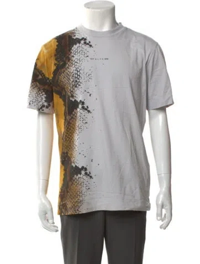 Pre-owned Alyx Graphic Print Crew Neck T-shirt In Multi