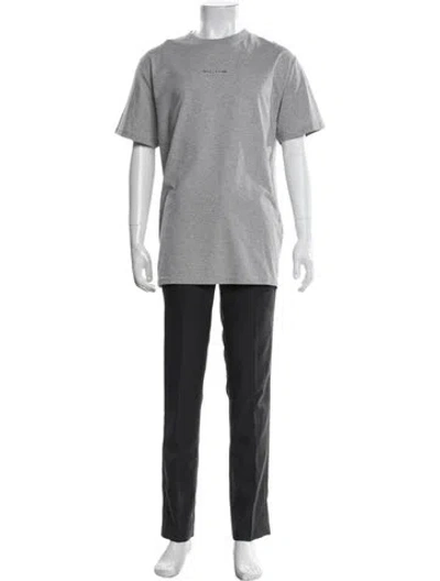 Pre-owned Alyx Graphic Print Crew Neck T-shirt W/ Tags In Grey