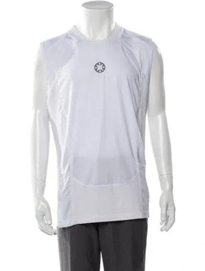 Pre-owned Alyx Graphic Print Crew Neck T-shirt In White