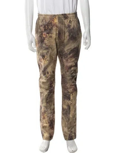 Pre-owned Alyx Graphic Print Pants In Brown