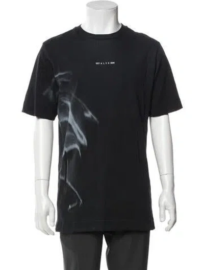 Pre-owned Alyx Graphic Print Short Sleeve Shirt In Black