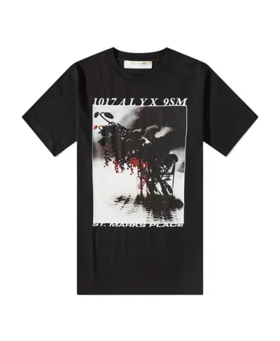 Alyx Graphic-print Short-sleeved T-shirt In Black