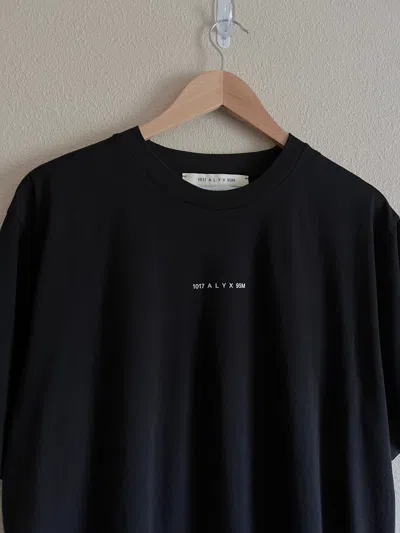 Pre-owned Alyx Graphic Ss Tee In Black