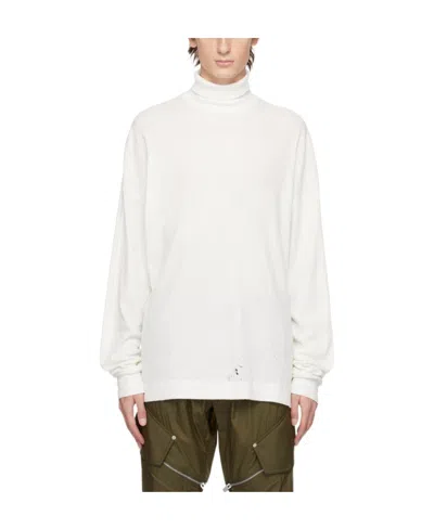 Alyx High-necked Long-sleeved Sweater In White
