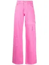 Alyx Pink Oversized Jeans In Rosa