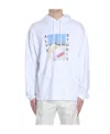 Alyx Hooded Logo Sweatshirt In White