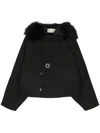 Alyx Hooded Padded Jacket In Black