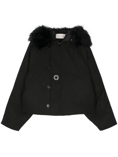 Alyx Hooded Padded Jacket In Black