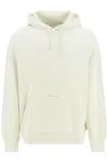 Alyx Hoodie With Distressed Details In Dirty Off White (white)