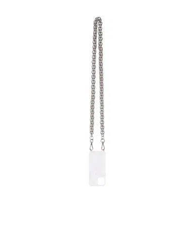Alyx Iphone 12 Chain Mobile Phone Case In White