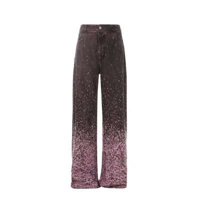 Alyx Embroidered Jeans In Gray