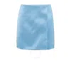 Alyx Ladies Light Blue Fringe Formal Tailoring Skirt In Blue