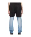 Alyx Layer With Elastic Waist Denim Trousers In Black