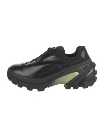 Pre-owned Alyx Leather Chunky Sneakers In Black