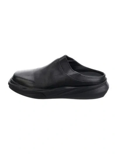 Pre-owned Alyx Leather Mules In Black