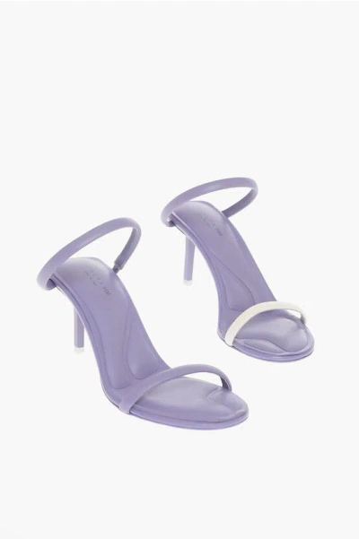 Alyx Leather Sandals Heel 8 Cm In White