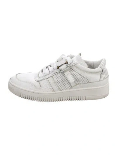 Pre-owned Alyx Leather Sneakers In White