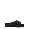 Alyx Black Leather Slipper In Black
