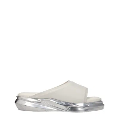 Alyx Leather Women's Slipper In Gray
