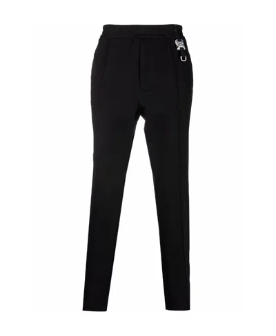 Alyx Logo-clasp Straight Trousers In Black