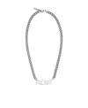 Alyx Logo-plaque Detail Necklace In Gray