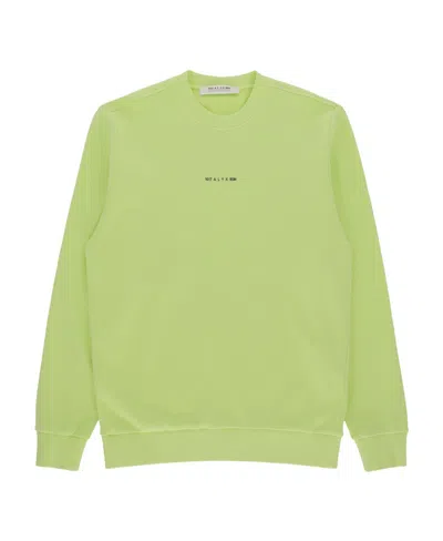 Alyx Logo-print Cotton Sweatshirt In Green