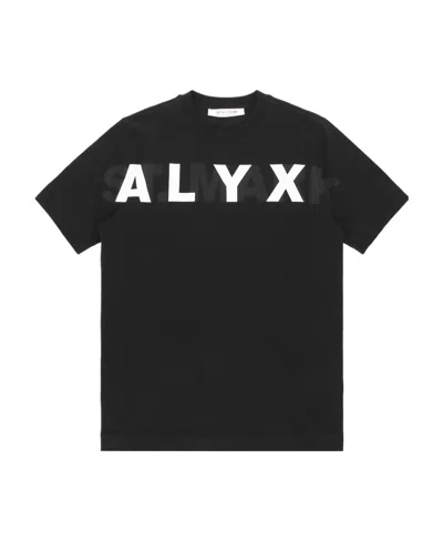 Alyx Logo-print Cotton T-shirt In Black