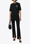Alyx Logo Print Crewneck T-shirt In Black