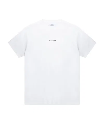 Alyx Logo-print Crewneck T-shirt In White