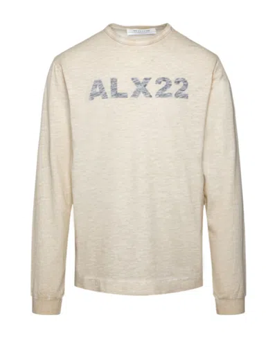 Alyx Logo-print Long-sleeve T-shirt In Nude