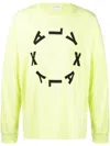Alyx Langarmshirt Mit Logo-print In Yellow