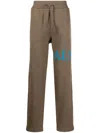 Alyx Logo-print Tapered Sweatpants In Neutrals