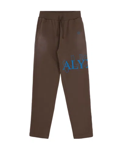 Alyx Logo-print Track Pants In Brown