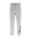 Alyx Script Sweatpants Grey In Gray